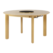UMAGE Comfort Circle spisebord med udtræk