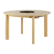UMAGE Comfort Circle spisebord med udtræk