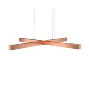 X model cordless ø 100cm Pendel Børstet kobber