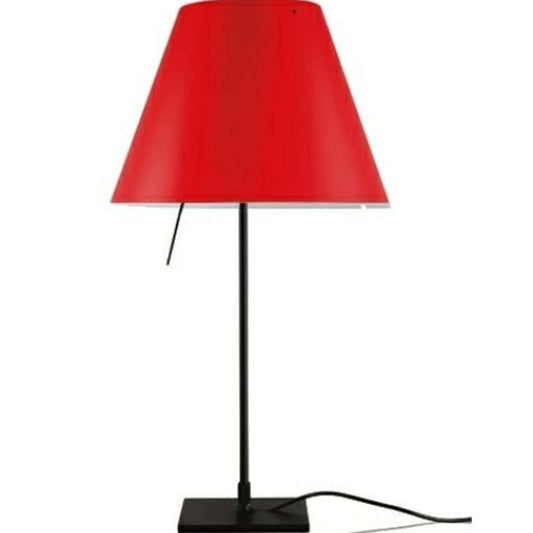 Costanzina bordlampe sort/primary red - luceplan Bordlampe