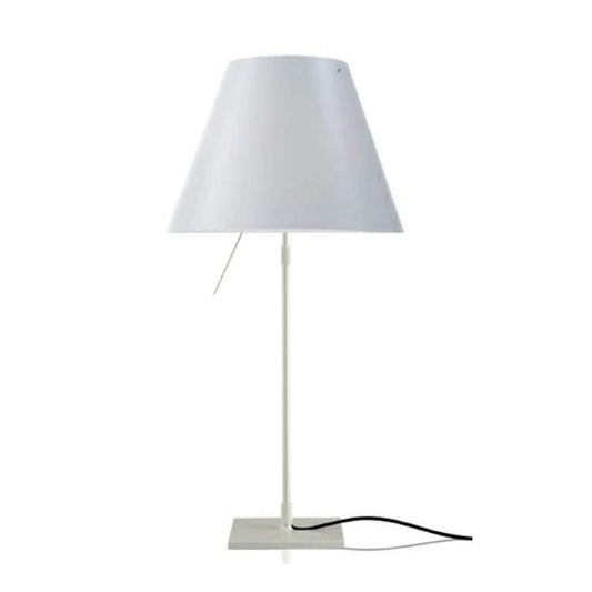 Costanza bordlampe m/dimmer alu/ white - luceplan Bordlampe