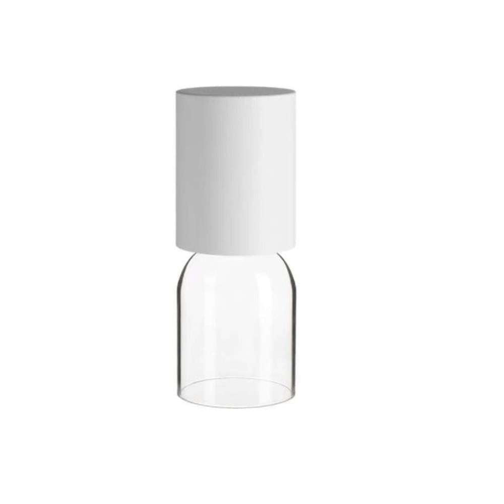 Nui mini led rechargable bordlampe white - luceplan Bordlampe