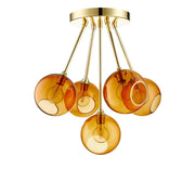 Design by us ballroom molecule pendel amber Pendel