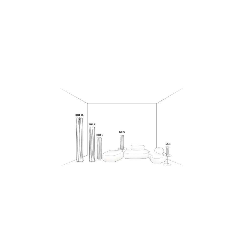Bach gulvlampe xl gylden Gulvlampe