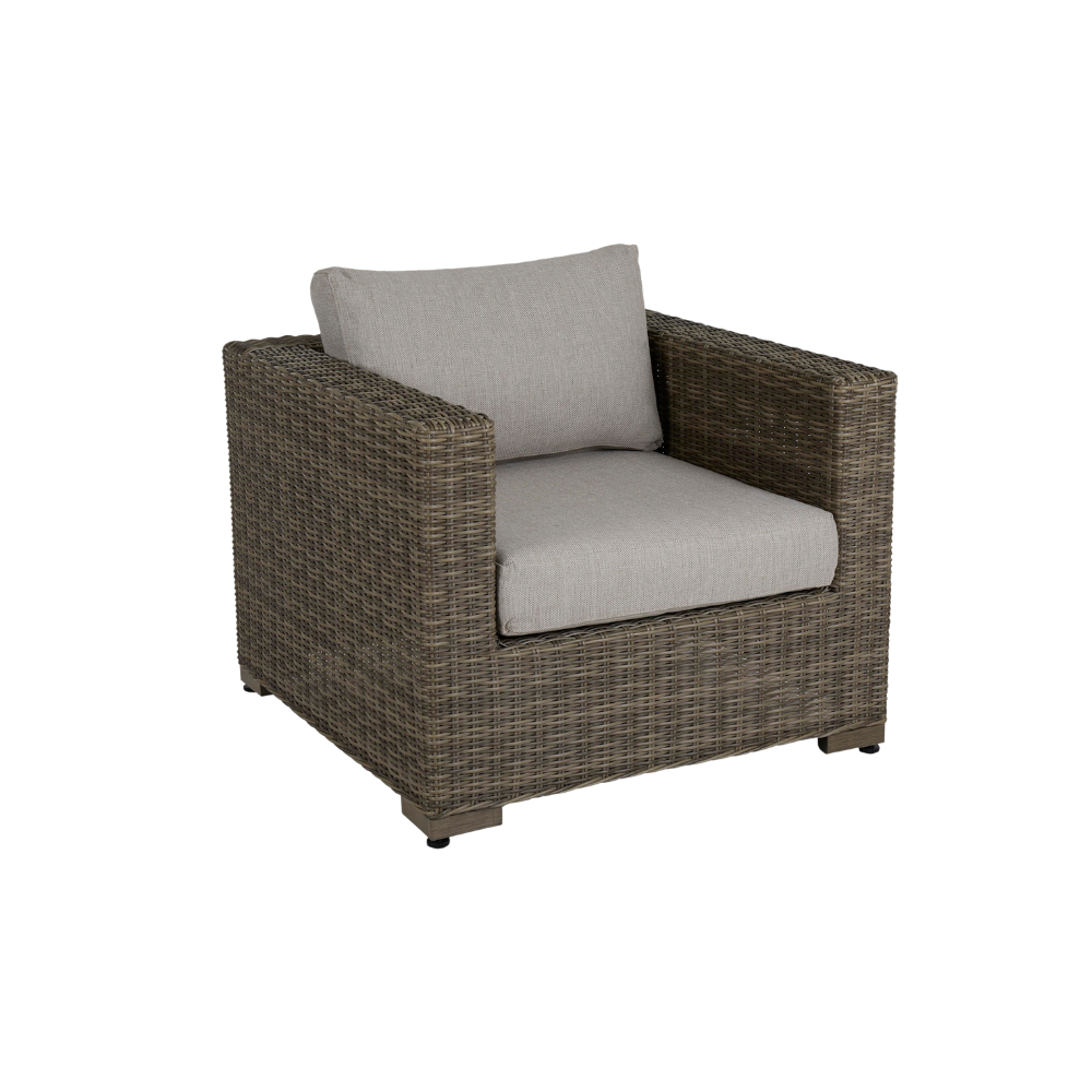 Brafab Ninja loungestol  Stel: Naturfarvet | Hynder: Beige