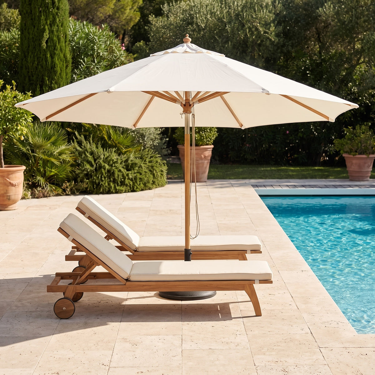 Cinas Shade Pomino parasol – miljøbillede