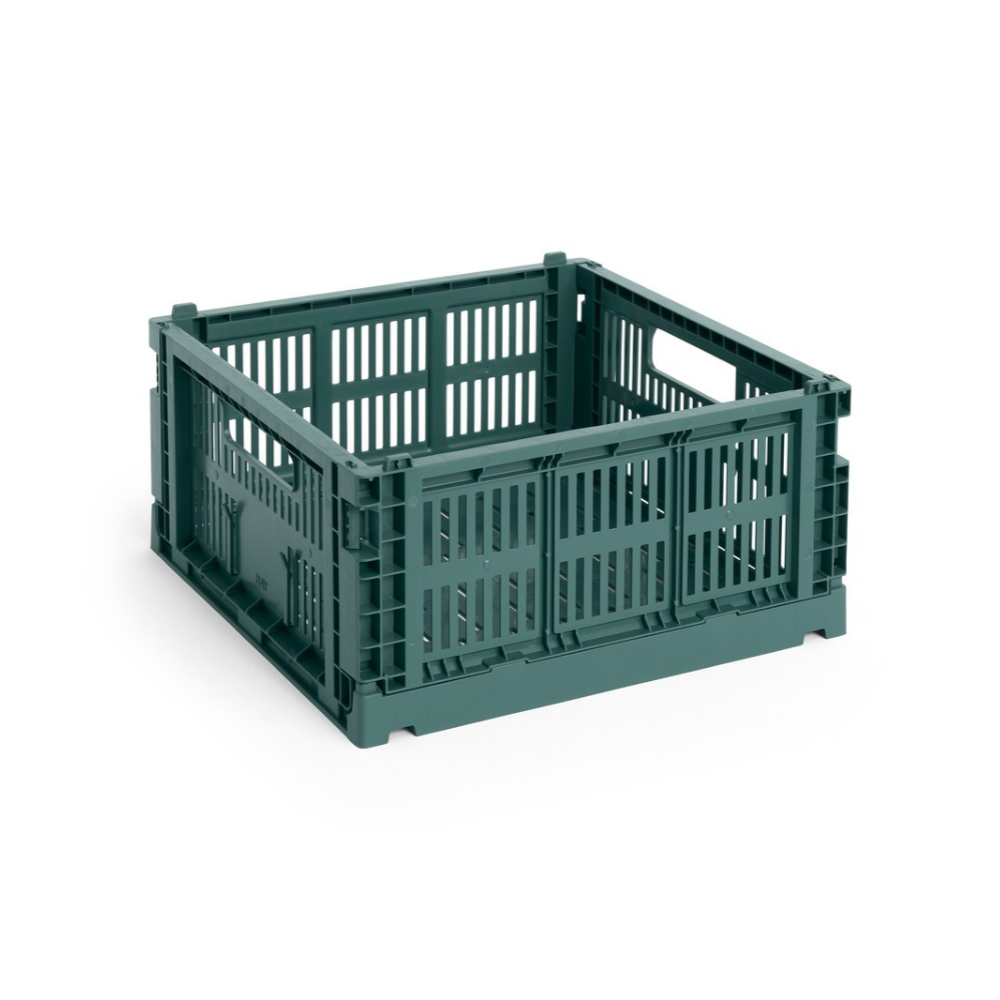 Hay Colour Crate, Dark Green - Medium