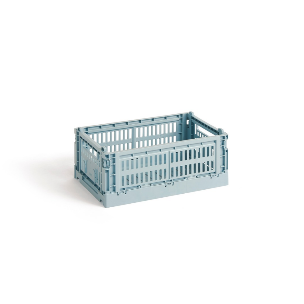 Hay Colour Crate, Dusty Blue - Small