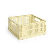 Hay Colour Crate, Light Yellow - Medium