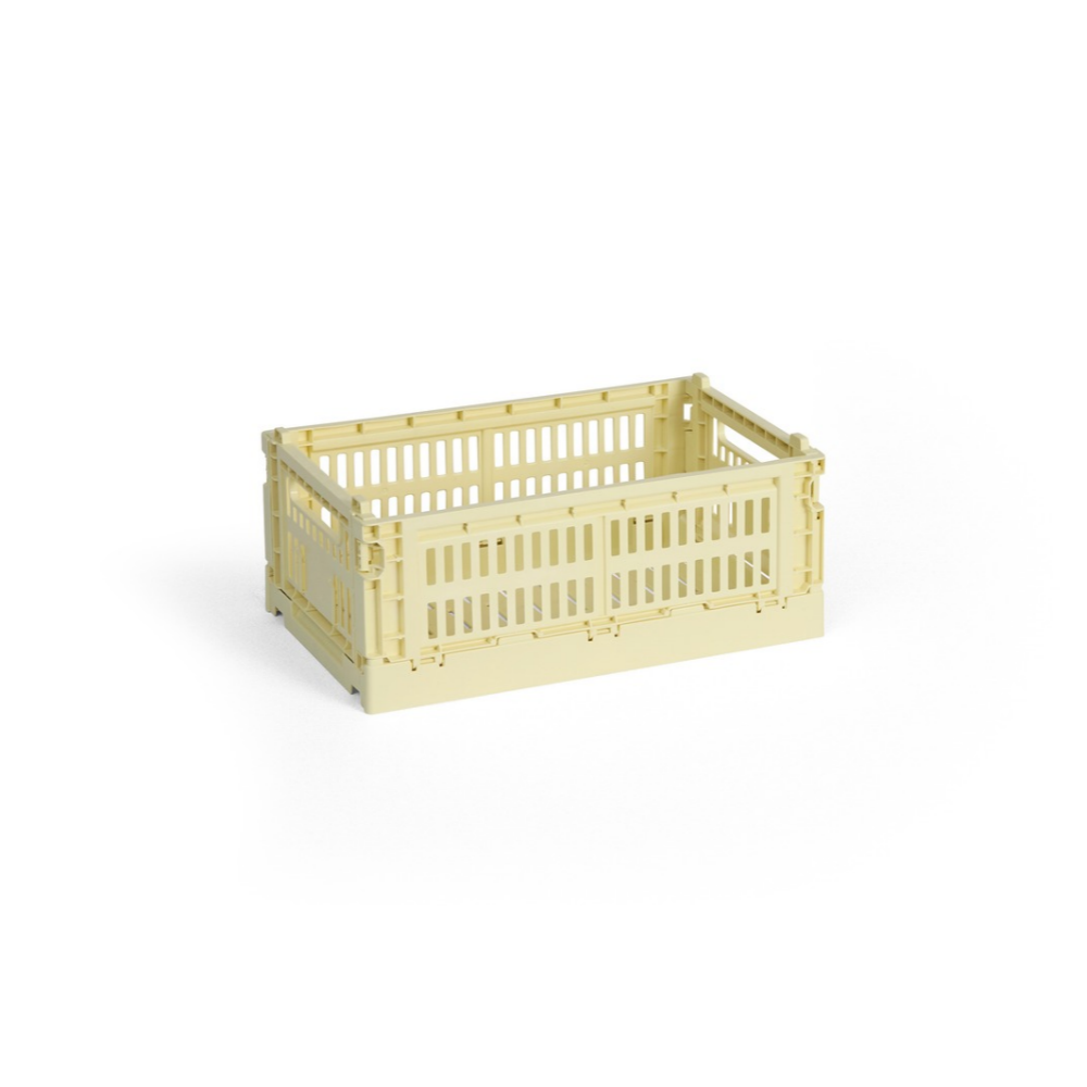 Hay Colour Crate, Light Yellow - Small