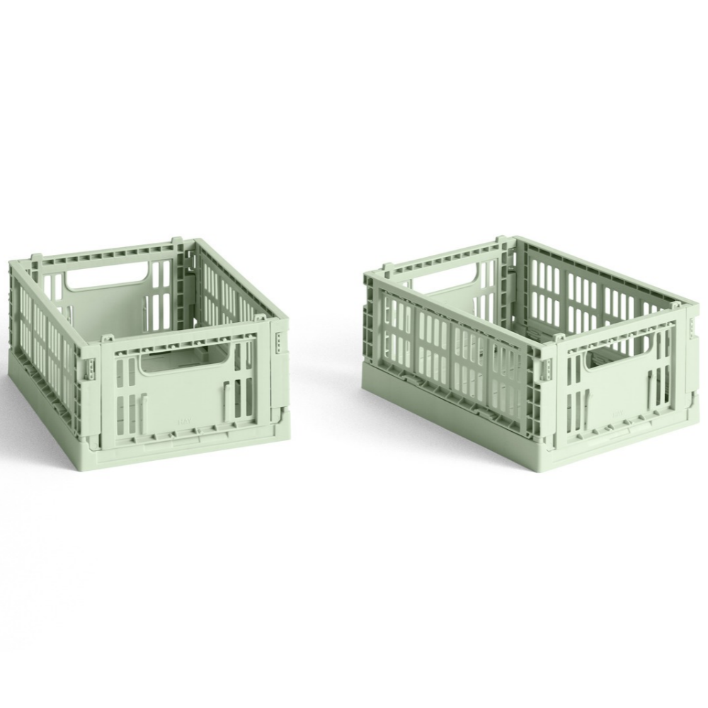 Hay Colour Crate, Mint - Mini, Sæt af 2 stk