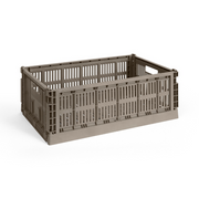 Hay Colour Crate, Warm Grey - Large