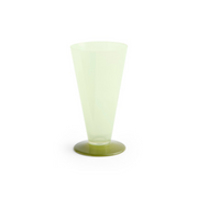 Hay Conical Vase, Light Green og Dark Lime - Small
