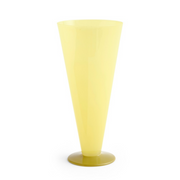 Hay Conical Vase, Yellow og Lime Green - Large