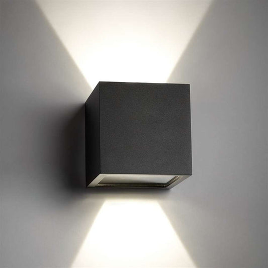 Cube LED Black Udendørslampe   Udendørslampe