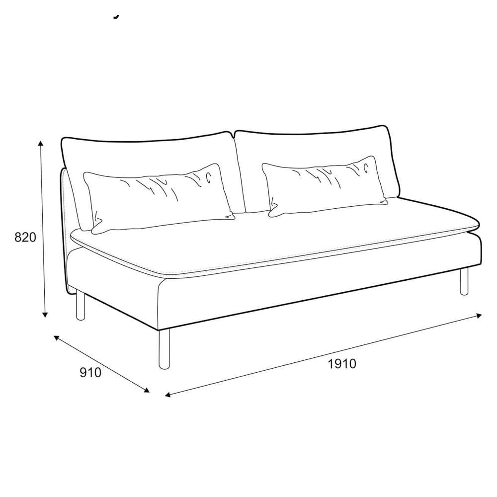 Hovden Idyll 3 seater Uden armlæn