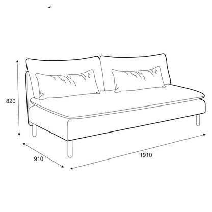 Hovden Idyll 3 seater Uden armlæn