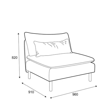 Hovden Idyll 1 Seater Uden armlæn