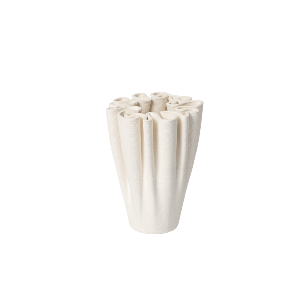Ferm Living Dedali Vase - Off-White