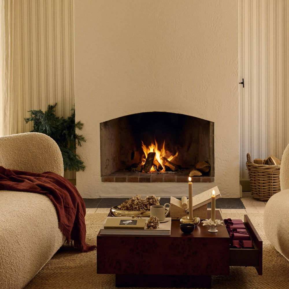 Ferm Living Holly Leaf Lysestage - Off-white