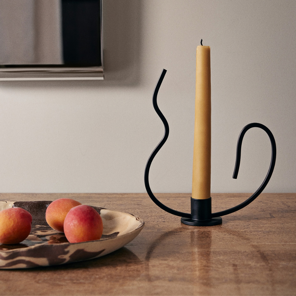 Ferm Living Valse Lysestage - Low