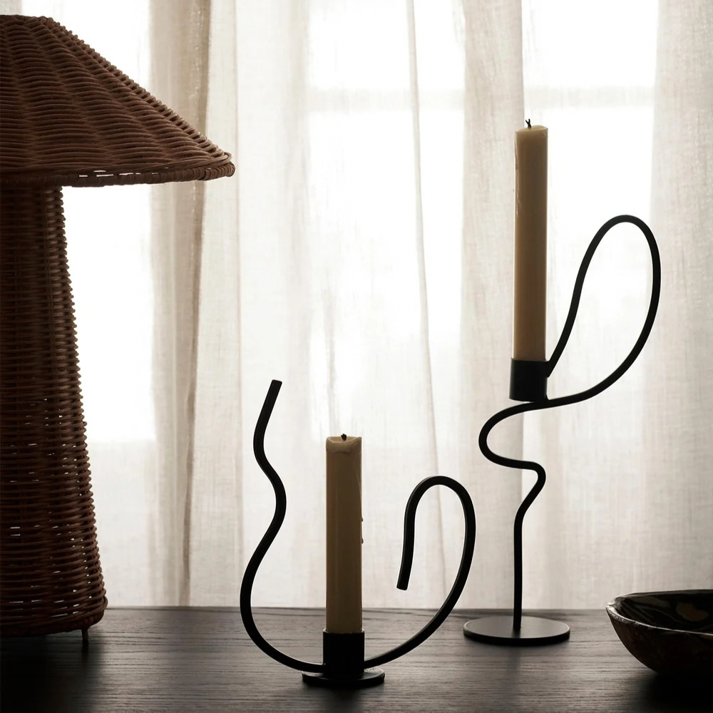 Ferm Living Valse Lysestage - Tall