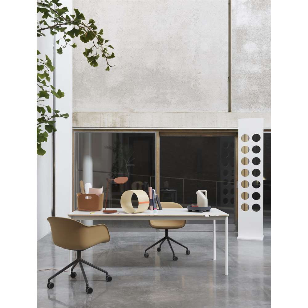 Leaf bordlampe kobber brun Skrivebordslampe
