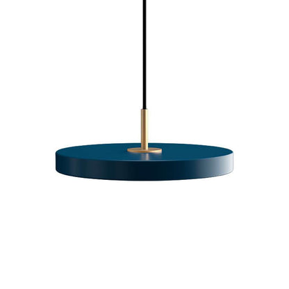 Asteria Mini - Petrol blue 31 x 10,5 cm, 2.7m cordset Pendel