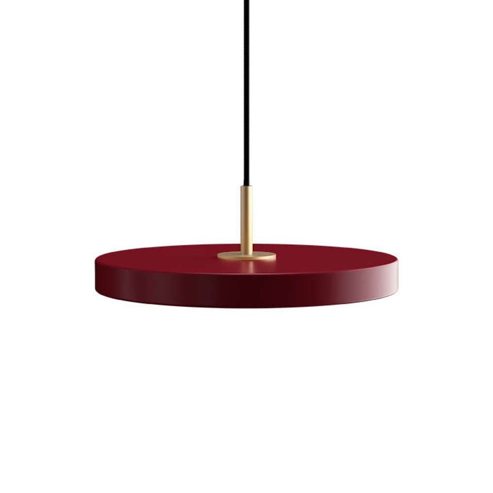 Asteria Mini - Ruby red 31 x 10,5 cm, 2.7m cordset Pendel