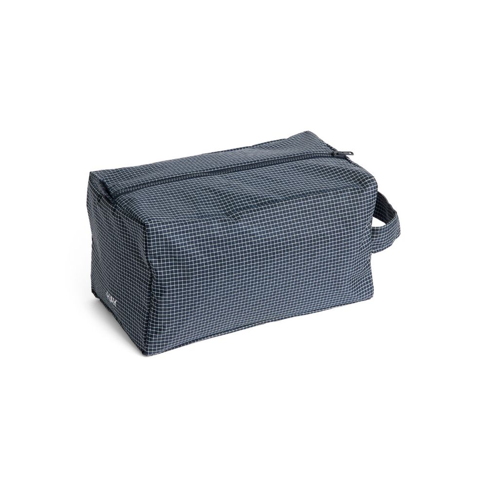 Hay Grid Vaskepose, Dark Blue - Medium