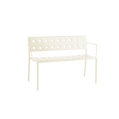 HAY Balcony havebænk med armlæn