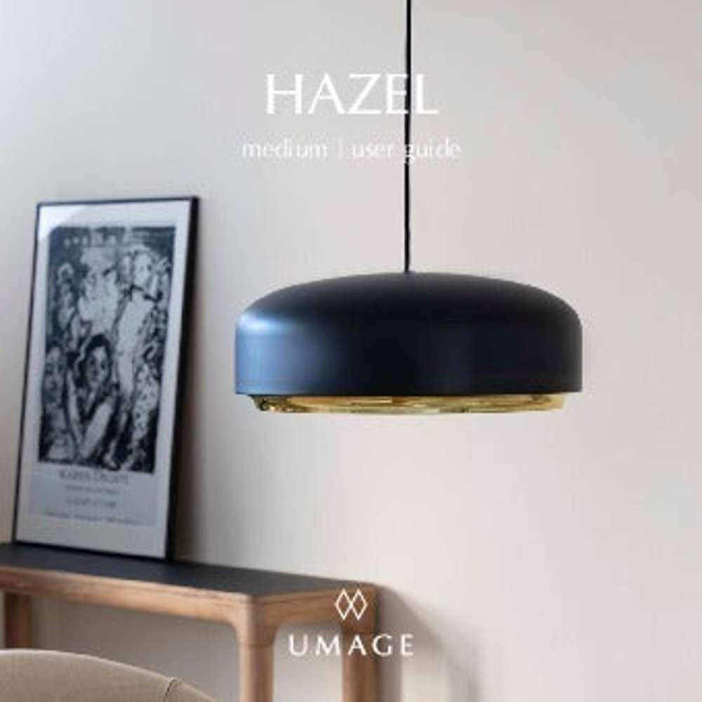 Hazel Medium black Ø 40 x 16 cm Pendel