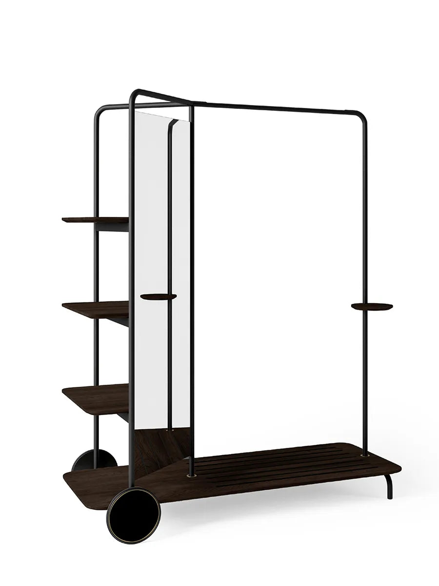 Host Wardrobe, black oak fra Stellar Works