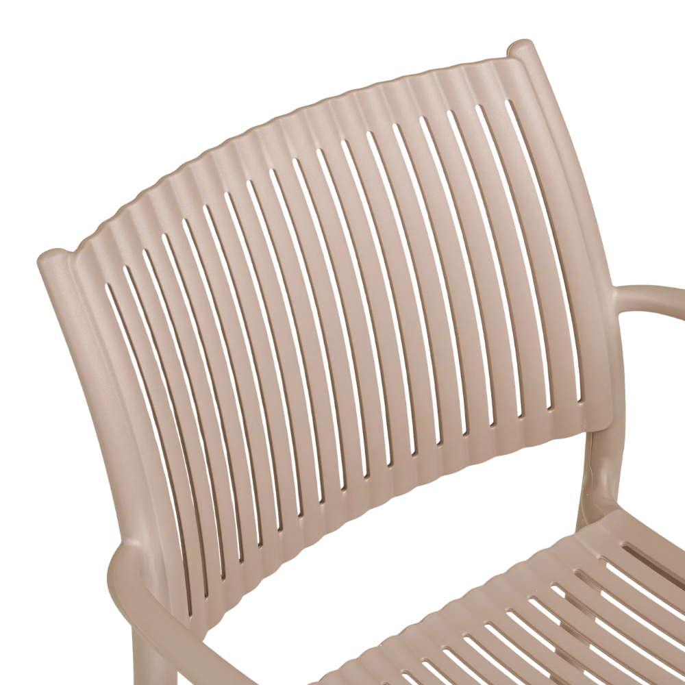 House Nordic Manzano havestol med armlæn  Sort