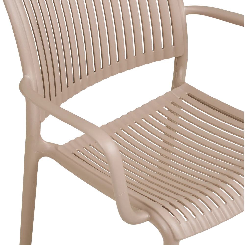 House Nordic Manzano havestol med armlæn  Sort