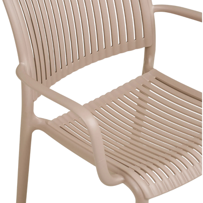 House Nordic Manzano havestol med armlæn  Sort