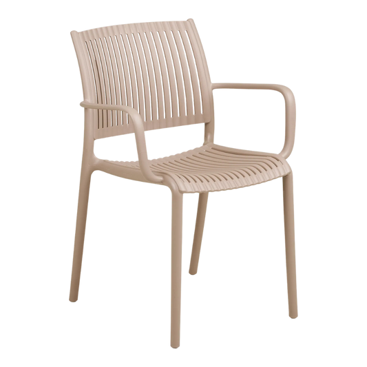 House Nordic Manzano havestol med armlæn  Sort