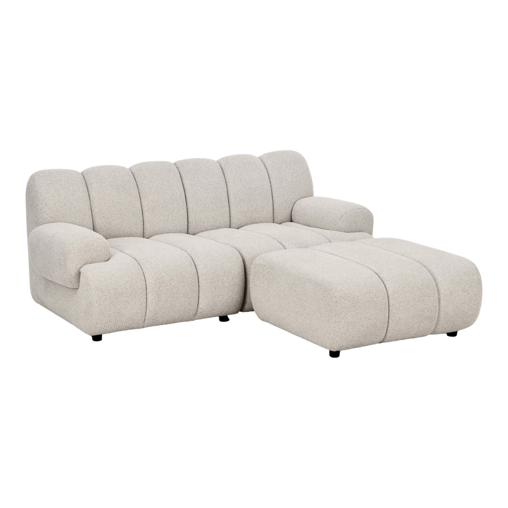 House Nordic Taza 2,5 personers modulsofa med puf