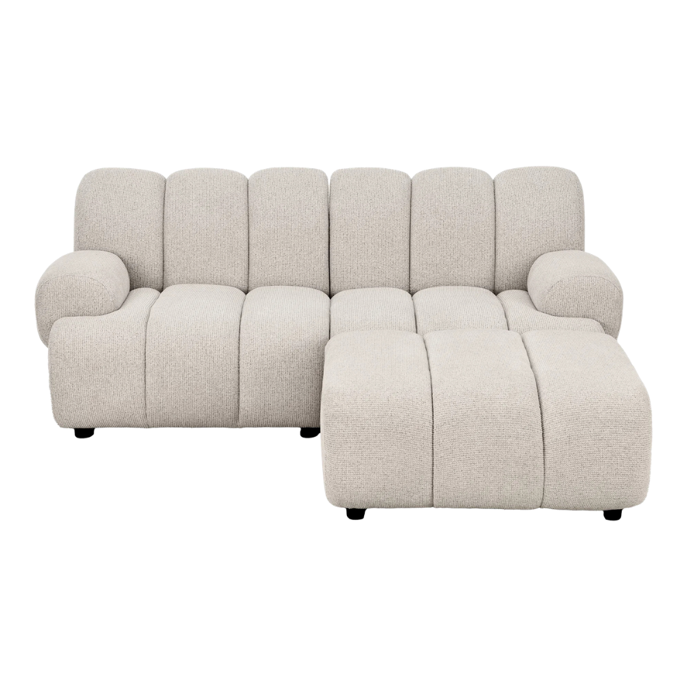 House Nordic Taza 2,5 personers modulsofa med puf