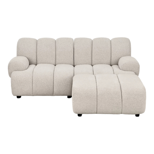 House Nordic Taza 2,5 personers modulsofa med puf