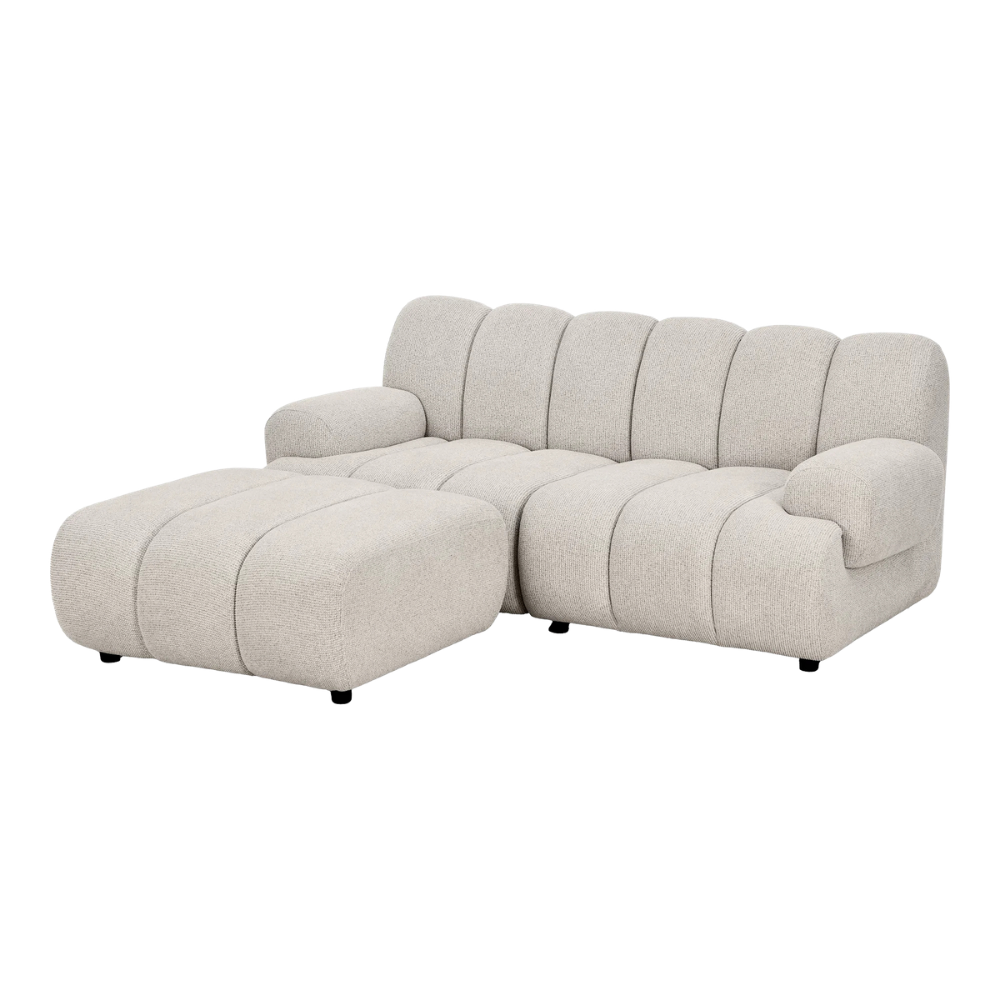 House Nordic Taza 2,5 personers modulsofa med puf