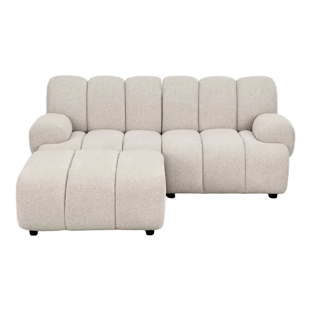 House Nordic Taza 2,5 personers modulsofa med puf