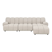 House Nordic Taza 3,5 personers modulsofa med puf