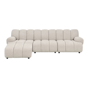 House Nordic Taza 3,5 personers modulsofa med puf