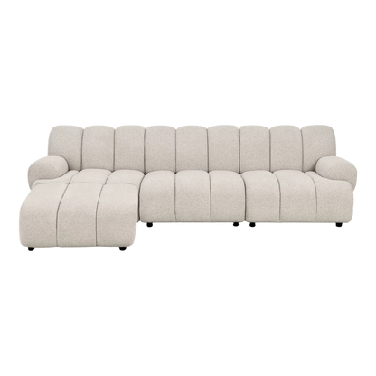 House Nordic Taza 3,5 personers modulsofa med puf