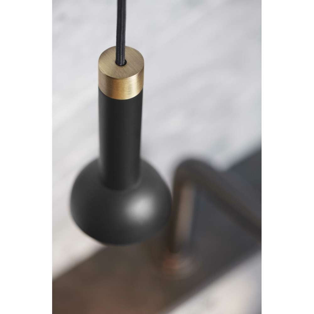 Torch pendel ø8 - black/antique brass Pendel