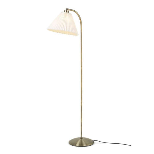 Medina gulvlampe ø33 - white/antique brass Gulvlampe