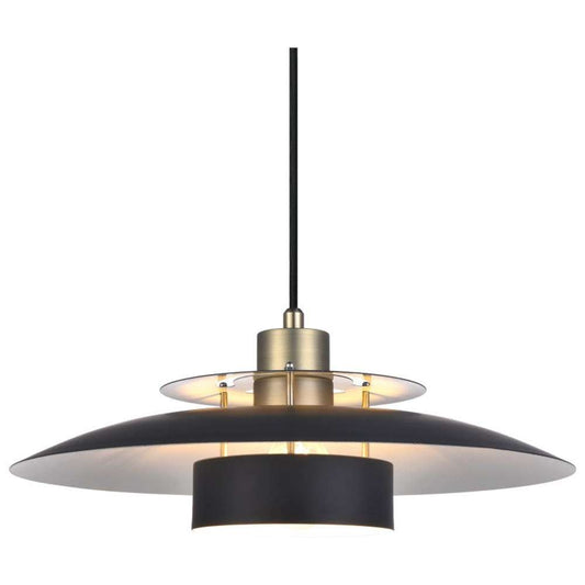 Sørup pendel ø40 - black/antique brass Pendel