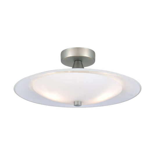 Baroni loftslampe ø35 - opal/alu Loftlampe