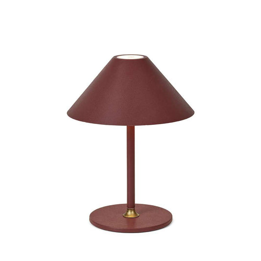 Hygge batteribordlampe ø15 - maroon red Portable